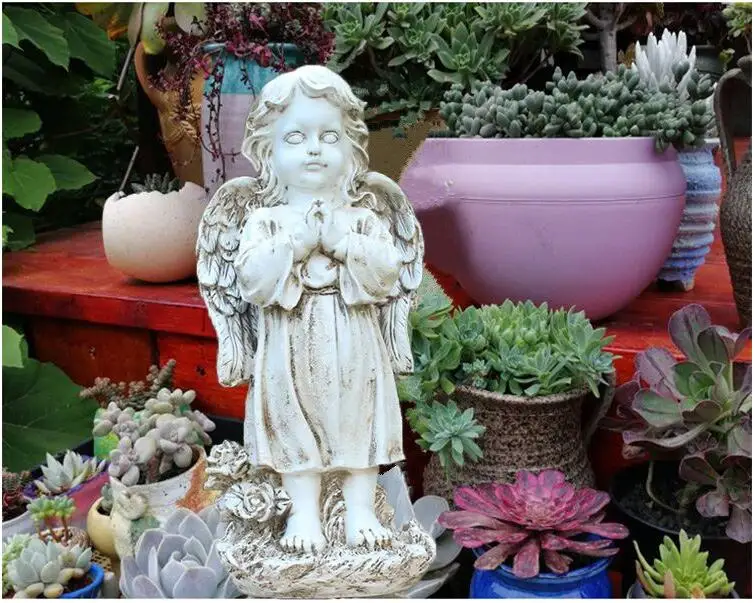 Statue Ange jardin 