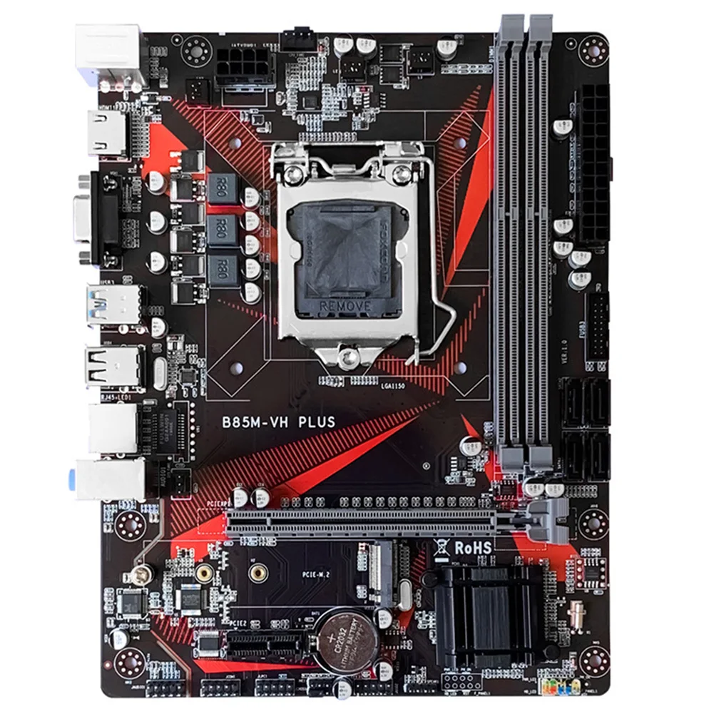 

B85M-VH Office Accessories USB 3.0 LGA 1150 Dual Channel SATA3.0 Desktop Computer Gaming PCI-e 16G DDR3 High Speed Motherboard