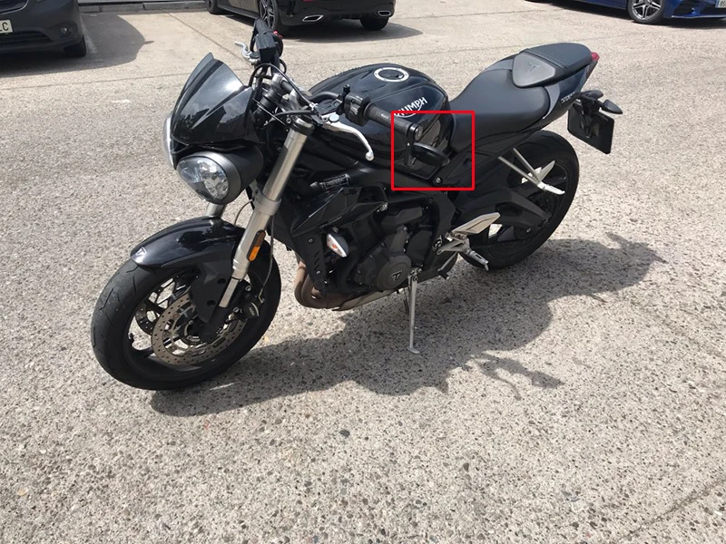 1 пара 22 мм 7/8 ''мотоциклетное зеркало заднего вида для Triumph speed, аксессуары для тройного мотокросса, мотоциклетные зеркала на руль