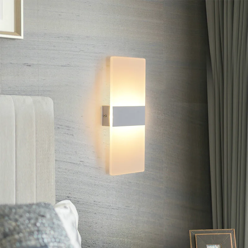 Led Wall Lamp AC90-260V Bedding Room Living Room Indoor Bedroom 4/6/12/18W led light,led wall lamp,wall light