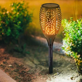 

Outdoor IP65 Waterproof LED Garden Torch Lamp Solar Flame Light for Yard Garden Solar Bollard Light Led Solar Stick Lights