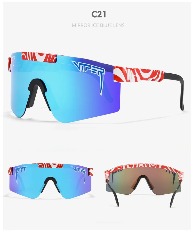Red Pit Viper Sunglasses Double Wide 