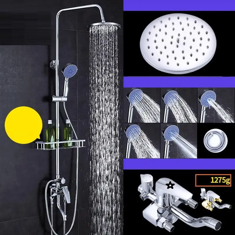Salle De Bain Douche Painel Duschset Duschsystem Regadera Dusche Eletrico Chuveiro Do Banheiro Ducha Bathroom Shower System - Цвет: MODEL I