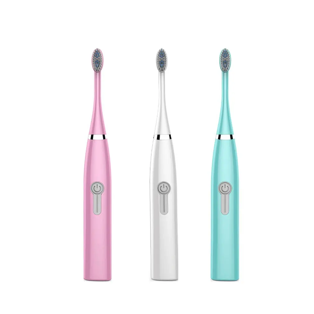 

Ultrasonic Automatic Electric Toothbrush Deep Interdental Cleaning Soft Hair Couple Toothbrush Whitening ( + 2/3/5 Brush Heads)