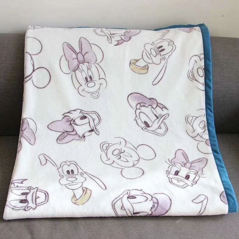 Disney dos Desenhos Capa de Dormir Sofá de Cama Animados Mickey Minnie Mouse Bonito Princesa Macio Velo Coral Cobertor Meninos Meninas Lance 130x150cm no 40 Cheap Cobertores e mantas