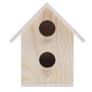 

Bird Nest Box Bird House Budgie Wood Breeding Box for Lovebirds, Parrotlets Mating Box