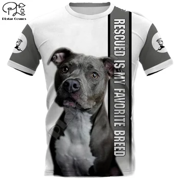 

Mens women blue nose pitbull puppies 3d Print t shirt Summer rescued Dogs tshirts tees casual short sleeve tops quick dry tee