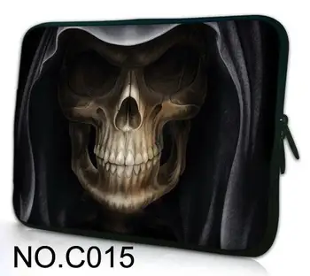 

Skull Laptop Bag Soft Zipper Sleeve Case For Macbook Pro Air Neoprene Computer Bag 7.9" 10.1" 11.6" 13.3" 14'' 15.6" 17.3