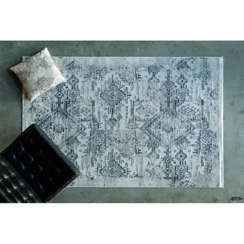 

Apex Element 5 'x 8' Polypropylene Grey/Blue Area Rug
