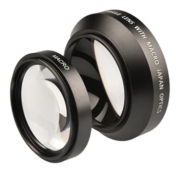 DSLR 카메라용 카메라 필터, 광각 렌즈 컨버터, 디럭스 디지털 렌즈, 0.43X 어댑터 해상도, 62mm, 67mm, 72mm