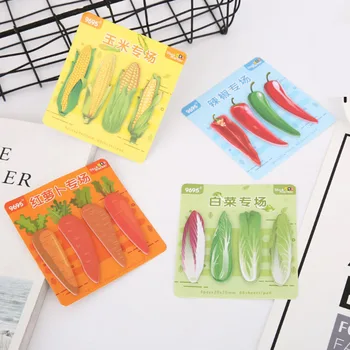 

40 pcs/lot Creative Vegetables Memo pad Sticky Notes Cute N Times Stationery Label Notepad Bookmark Post school supplies
