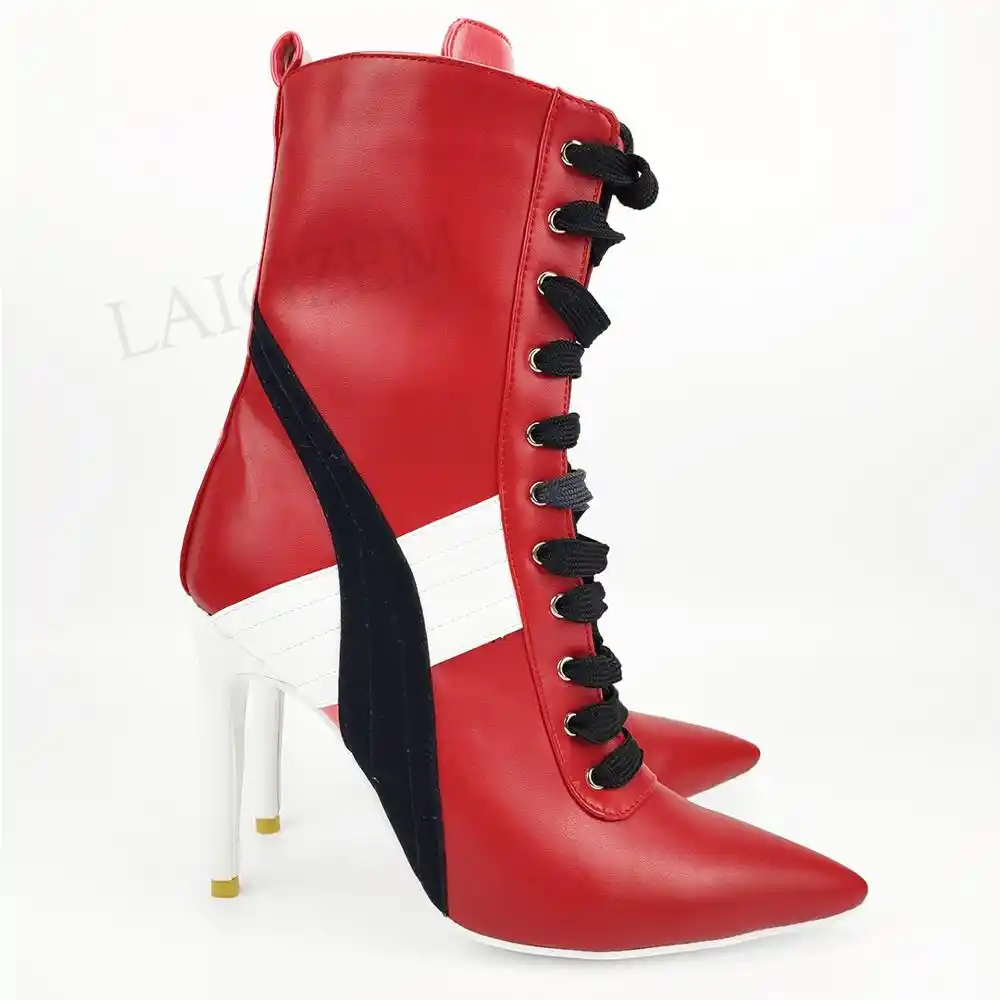 zip up heeled boots