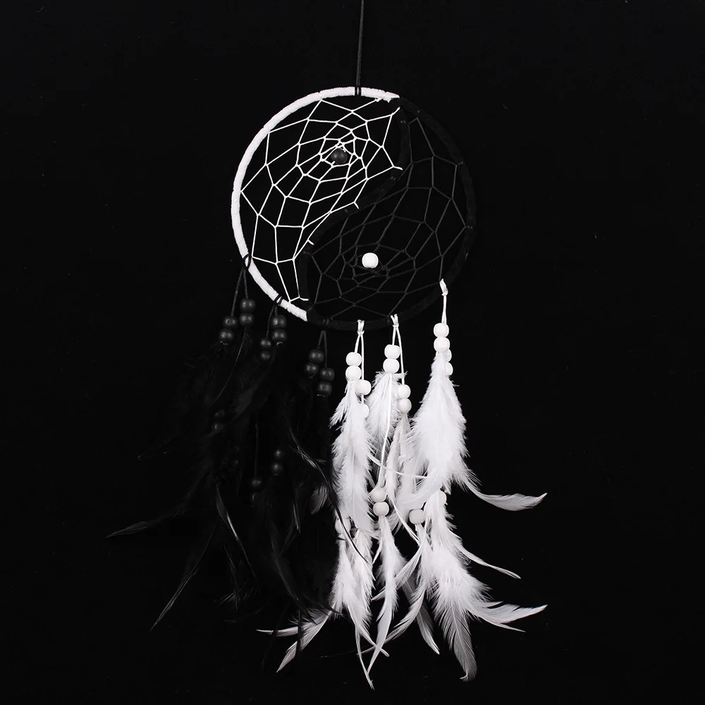 Indian Dreamcatcher Car Pendant And Yang Tai Chi Dreamcatcher Creative Home Decoration Ornament