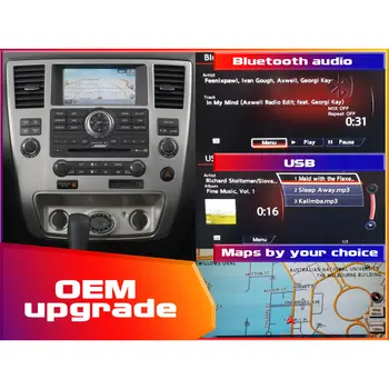 

Upgrade kit for QX56,Armada JA60 2008-2009.Original Clarion gps navi CD DVD radio recorder head unit.Conversion to 8 EU language