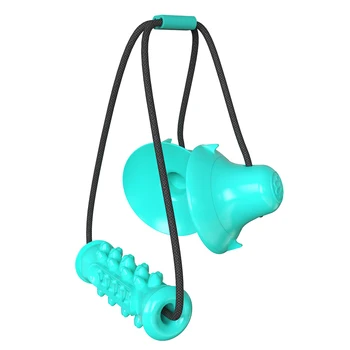 

Double Suction Cup Chewing Toy Grinding Tooth Training Ball Toys for Puppy Dog HKS99