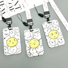 

Cute Smiley Ard Holder Lanyard Suitable For Offices, Schools, Exhibitions, ID Cards Hang on The Neck