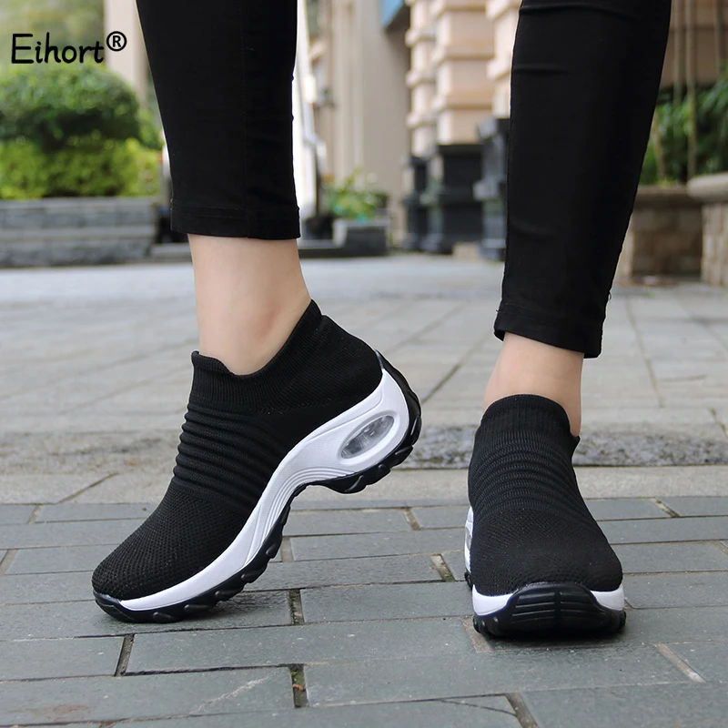 

Eihort 2020 Breathable Female Sneakers Comfortable Soft Women Running Shoes Outdoor Non-slip Wear-resistant Casual Sports Shoes