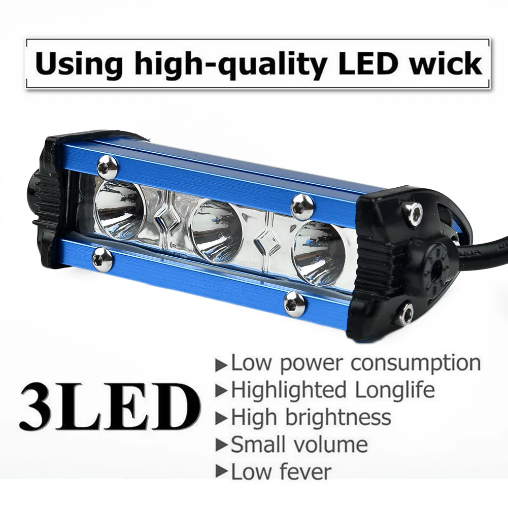 

12V Work Light Bar 4 Inch Offroad SUV Spot Truck Ultra-Thin 6500K ATV Bright Car Driving Motorcycle Accessories