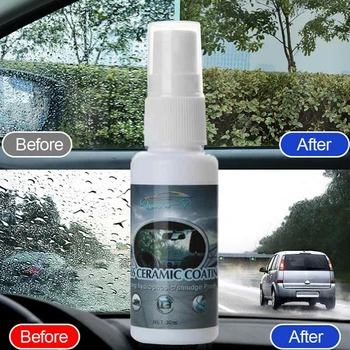 

30ml Car Windshield Water Repellent Car Coating Windows Waterproof Rainproof Nano Hydrophobic Coating Auto cleaning supplies