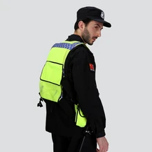 Outdoor Protector Tank Top Reflective Vest Multi Pocket Breathable Safety Gear Construction Traffic Sportswear High Visibility