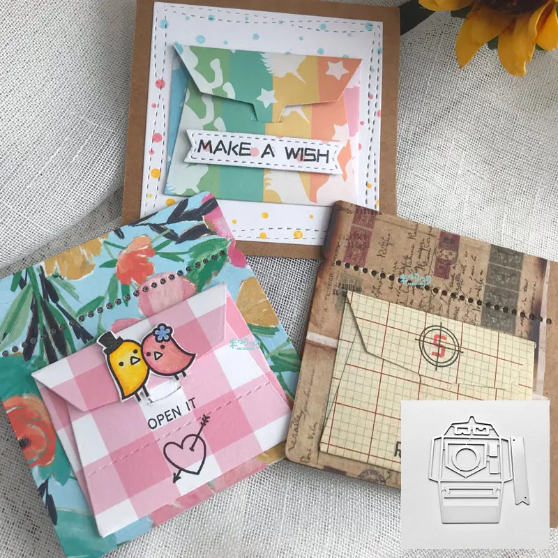 Пресс формы на день рождения Рождество подарок конверт скрапбукинг бумажный нож