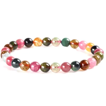 

Natural Labradorite Crystal Bracelet Tourmaline Bracelet (7mm Round 25 Pieces)