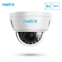 Reolink 5MP Security Camera outdoor PoE 4x Optical Zoom Built-in SD card Slot Vandal proof surveillance camera RLC-422-5MP