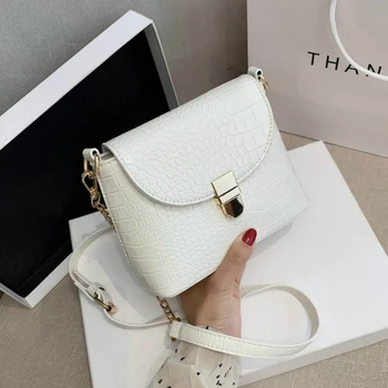 

Stone patent Crossbody Bags For Women 2020 Small Handbag Small Bag PU Leather Hand Bag Ladies Designer Evening Bags