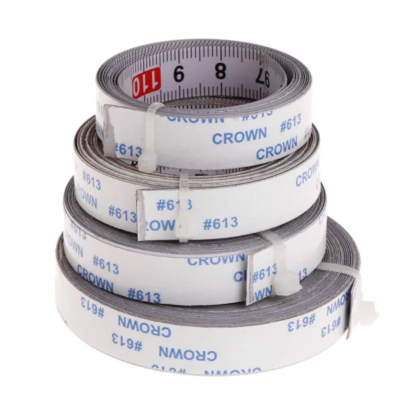 

Miter Saw Track Tape Measure Self Adhesive Backing Metric Steel Ruler 1/2/3/5M