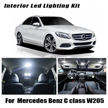 

14pcs LED interior dome light Kit For Mercedes Benz C class W205 Sedan C160 C180 C200 C220 C250 C300 C350 C400 C450AMG C63 AMG