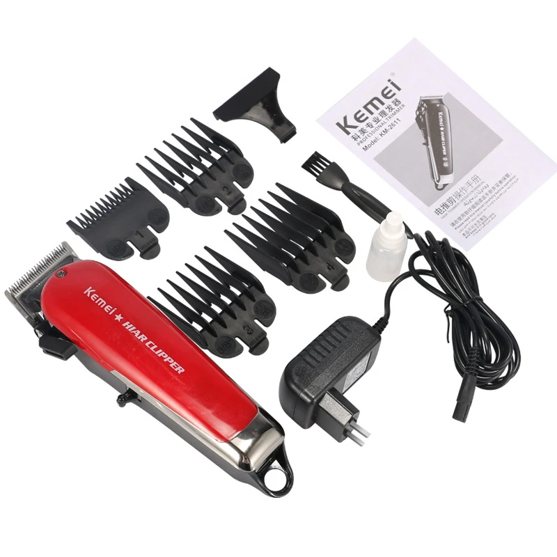 

Kemei Km-2611 Retro Oil Head Electric Clipper LED Digital Display Hair Clipper Family Hair Salon Dedicated EU Plug