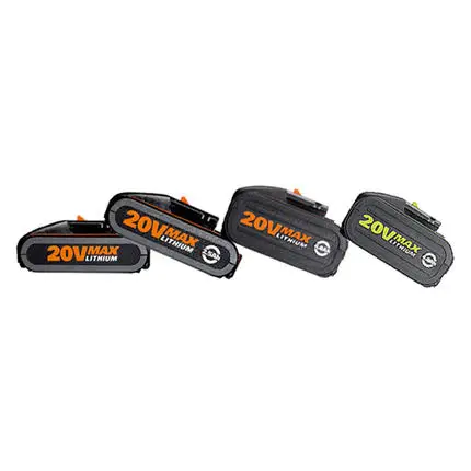 Литиевая Батарея WORX для электроинструмента DC20V 2.0 Ач/2.5 Ач/4 Ач/5 Ач зарядное