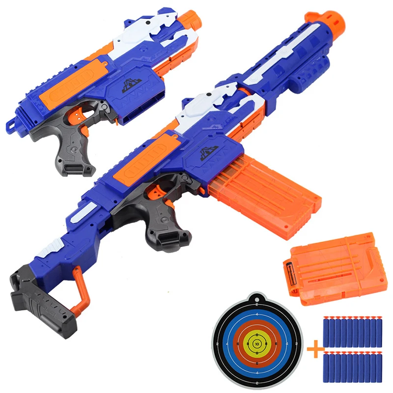 Electric Darts Toy Airsoft Soft Bullet Gun Children's Long-range Parent-child Nerf Boys | Игрушки и хобби