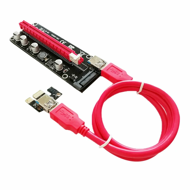 Ver011C переходная карта pci-e Экспресс-кабель 16X до 1X Графический удлинитель провода адаптер карты