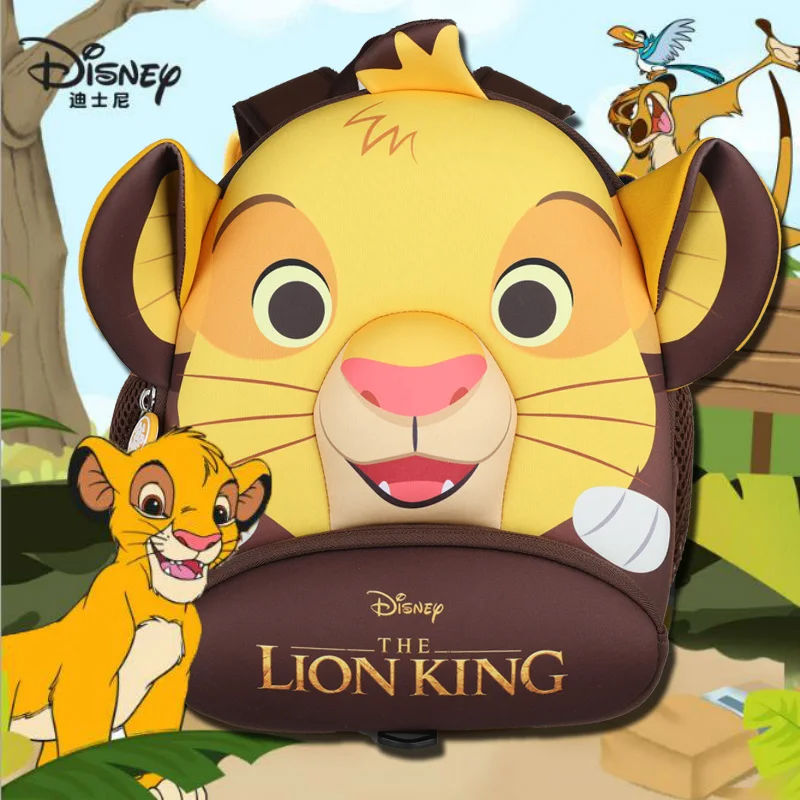 100% Genuino Il Re Leone Simba 2020 Nuovo Zaino Per Bambini anti-perso Re Leone cute della Scuola Dei Bambini del Sacchetto giocattolo regalo di compleanno bambola