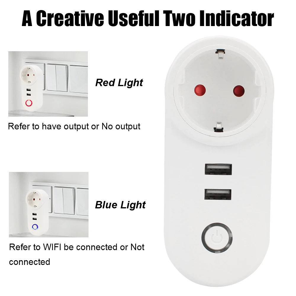 Dropship WiFi Smart Plug Outlet Wireless Smart Socket APP Remote