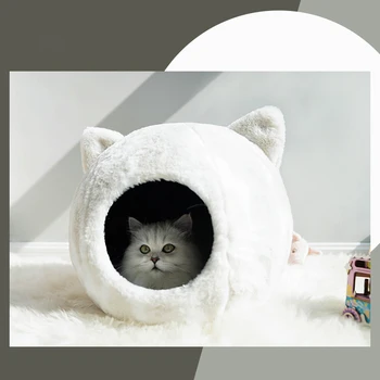 

Dog Beds Bed Pet Kennel Super Soft Fluffy Dog and Cat Cushion Bed Comfortable for Small Dog Cat Houseparts