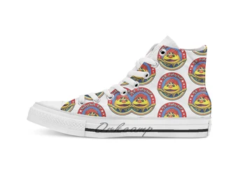 

H.R. Pufnstuf breathable Casual High Top lace-up Canvas shoes sneakers Drop shipping