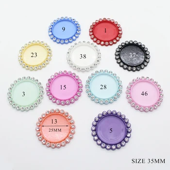 

Wholesale prices 10Pcs/Lot Inside diameter of 25MM bottle cap tray setting key cover lids for Button Cabochon Base Frame Setting