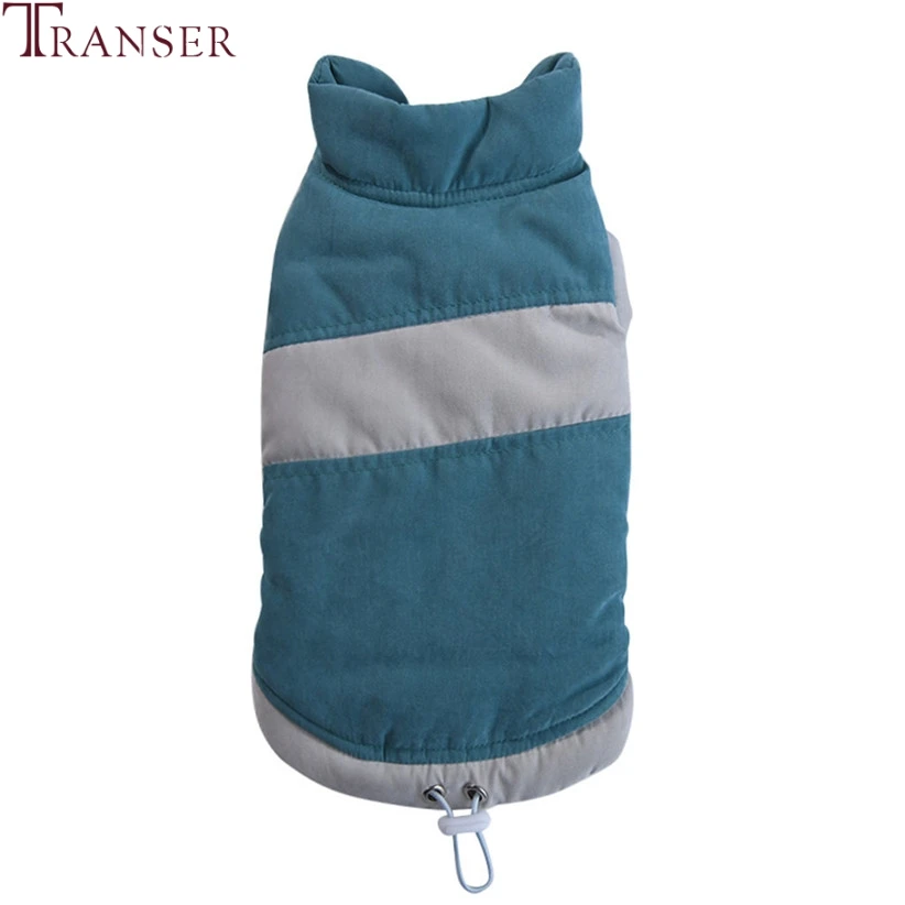 Transer Лоскутная одежда с принтом в виде собак зимние теплые куртка для собаки