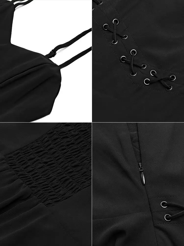 Женское платье комбинация в стиле панк PQ578LQ|Платья| |