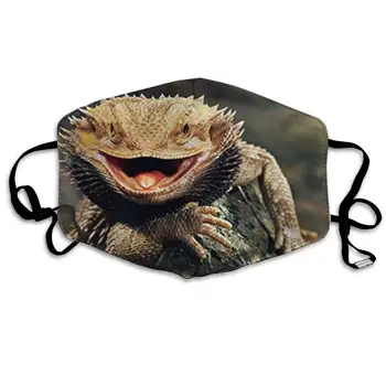 

NiYoung Women Men Teens Washable Reusable Face Masks with Elastic Ear Loop, Anti Dust Pollution Face Mask (Funny Bearded