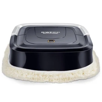 

Automatic Smart Robot Vacuum Cleaner Floor Electric Mop Machine Sweeper for Home Black