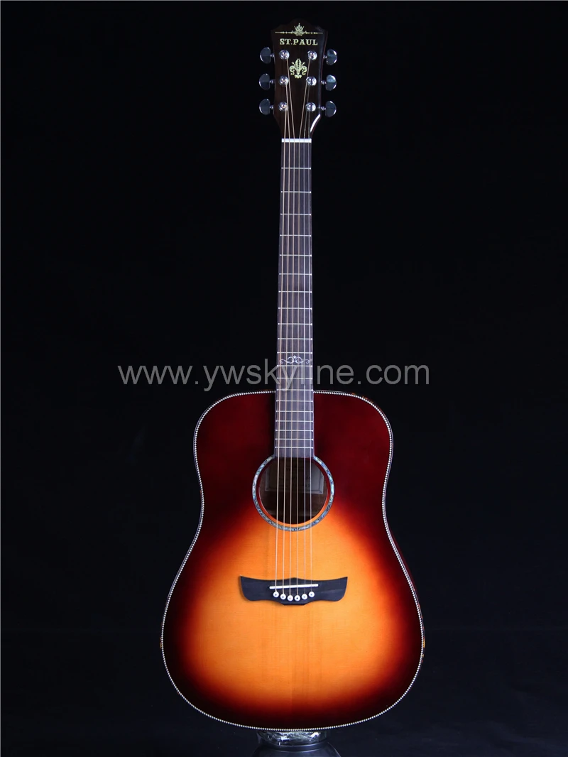 ST. PAUL SPL-D20 4" Акустическая гитара из массива ели, акустическая электрогитара
