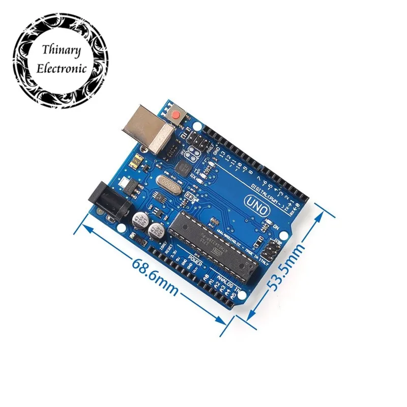 Один комплект UNO R3 официальная коробка ATMEGA16U2 + чип MEGA328P для Arduino макетная плата USB