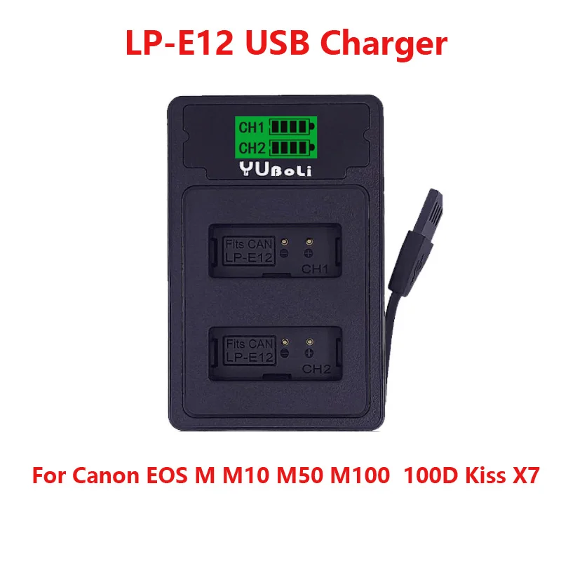 5 штук в наборе USB Порты и разъёмы цифровой Камера Батарея Зарядное устройство для Canon LP-E10 LP-E17 LP-E12 LP-E5 LP-E6 LP-E8
