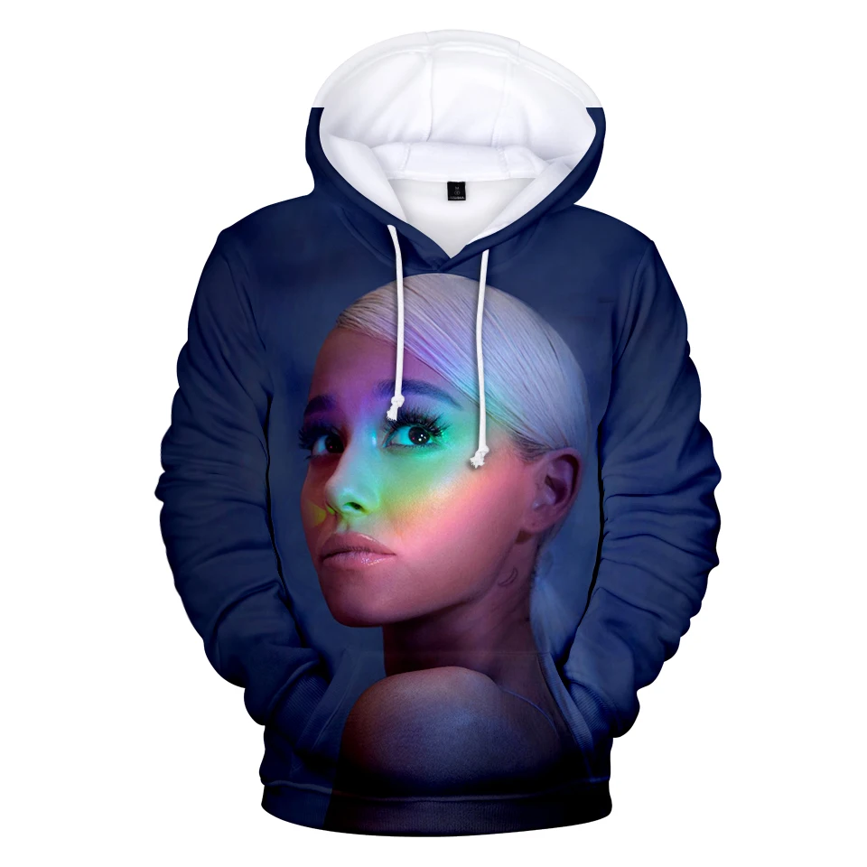 Ariana Grande 3D толстовки для мужчин и женщин новые популярные толстовки с модным принтом повседневные 3D толстовки с капюшоном Ariana Grande 3D толстовки пальто