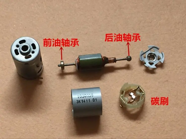 Хорошо! HK 390 двигатель постоянного тока 12V 18V двойной выходной вал для беспроводной пылесос 18V 10700 об/мин(1030538