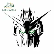 EARLFAMILY 13cm x 9.8cm GUNDAM Car Sticker Helmet Motorcycle Accessories Oem Cartoon Sunscreen Waterproof JDM Polyethylene