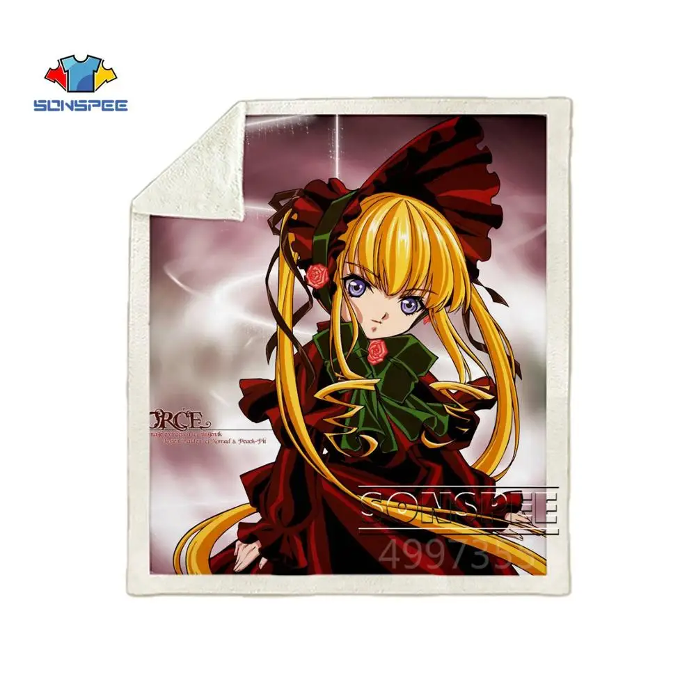 SONSPEE Rozen Maiden аниме harajuku для детей и взрослых 3d принт одеяло Теплый диван одеяло покрывало путешествия постельные принадлежности магазин при фабрике B131